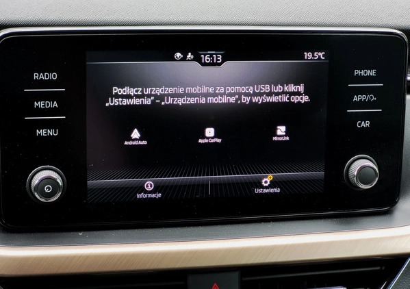 Skoda Kamiq cena 99999 przebieg: 6840, rok produkcji 2023 z Kleczew małe 466